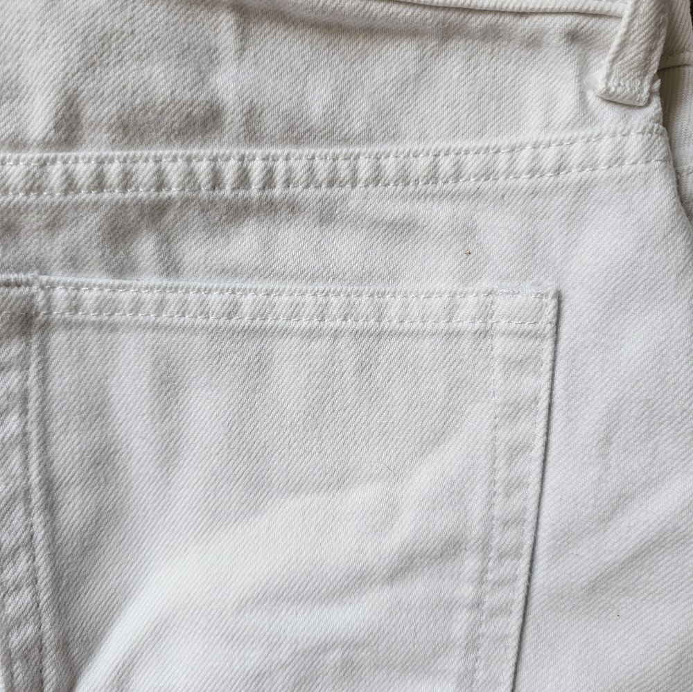 Everlane White Denim A Line Skirt 100 cotton - Picture 11 of 11